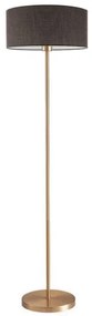 LED stojacia lampa TUNJA 1xE27/20W/230V pr. 38 cm zlatá/hnedá
