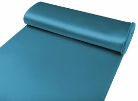 Biante Saténový záves LUX-033 Petrolejovo modrý 140x140 cm