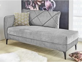 Lenoška-pohovka Novara, šedá látka%