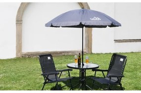 Záhradný stôl pr. 70 cm čierna