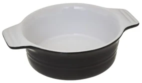 Keramická zapekacia misa Simple Black sada 2ks