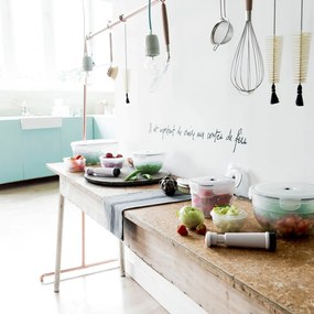 Súprava 4 škatuliek na potraviny a vákuové pumpy Compactor Food Saver