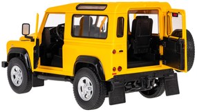 Autíčko R/C Land Rover Defender 1:14 RASTAR - žlté