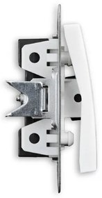 Elhard Vypínač Vera jednopólový č.1, matný, biely - kompletný VZ5301W