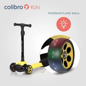 Detská kolobežka RUN žltá