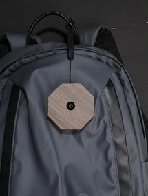 Biela/sivá prenosná svetelná dekorácia na USB ø 8 cm Twist – Gingko