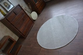 Koberec ETON strieborný kruh