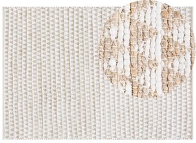 Bavlnený koberec 160 x 230 cm béžový TUNCELI Beliani