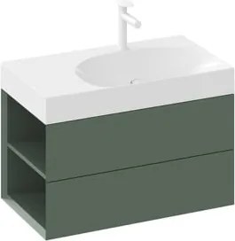 Ravak Lite skrinka pod umývadlo bez umývadla 80 x43x45 cm grey green X000001876