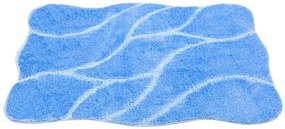 Kúpeľňový koberček Honey svetlomodrý