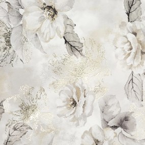 ZATEMŇOVACÍ ZÁVES NA PÁSKE LUIZA 140X270 CM KVETY
