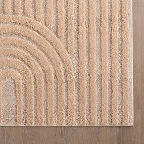 Ayyildiz, Kusový koberec Art 1121 Rose kruh, 80x80 (priemer) kruh, ružová, obývacia izba