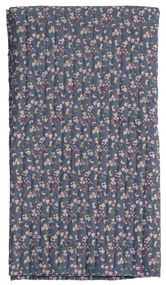 Bloomingville Prikrývka na posteľ s potlačou 200x140 cm modrá 31153835B