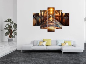 Obraz - Vínna pivnica (150x105 cm)
