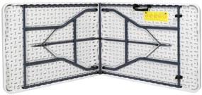 Cateringový skládací stůl Bali 180 cm bílý