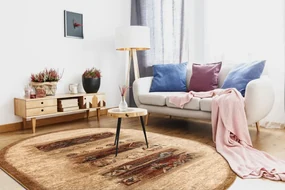Koberec OMEGA MODENA svetlý rubín ovál