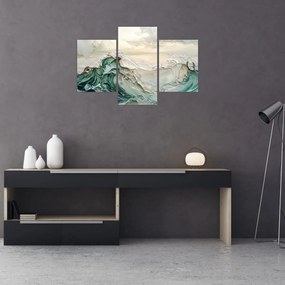 Obraz - 3D abstrakcie mora (90x60 cm)