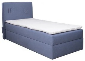 Mládežnícka jednolôžková posteľ váľanda ORO modrá, pravá