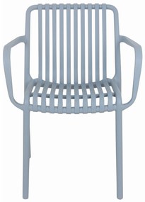 JULIAN Svetlomodrá - MODERNÁ STOLIČKA DO KUCHYNE ZÁHRADY KAVIARNE (STOHOVATEĽNÁ)