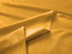Biante Zamatový záves Velvet Prémium SVP-037 Zlatisto oranžový - šírka 135 cm 135x140 cm