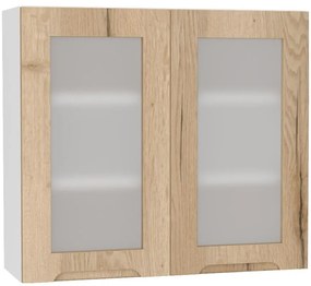 Skrinka do kuchyne Zoya Ws80 Dub Halifax/Biely