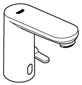 GROHE 36324001 - Infračervená elektronická umývadlová batéria EUROSMART COSMOPOLITAN E chróm