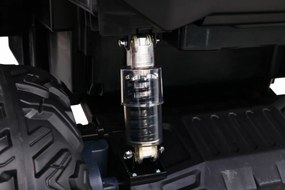 Ramiz Buggy UTV Off-roader pre deti Červená + diaľkové ovládanie + nosič batožiny + pomalý štart + EVA + MP3 LED