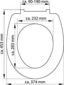 Eisl Sanitär WC sedátko Duroplast Soft Close Flower in The Wind 82381