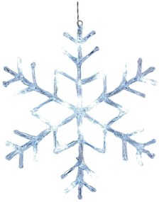 Eglo LED svetelná dekorácia Snehová vločka, napájanie: studená biela, výška: 40 cm