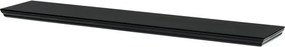 Nástenná polica 120 cm čierna P-026 BK