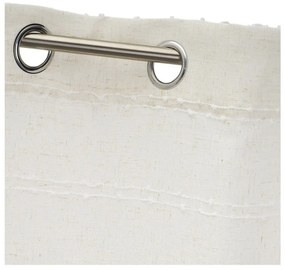 Bielo-béžový záves s prímesou ľanu 140x260 cm Nodes – Casa Selección