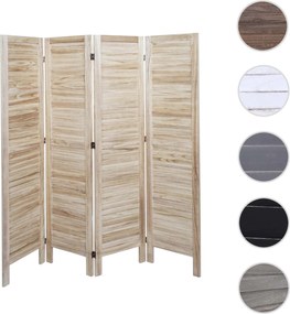 Paraván HWC-G30 - 170 × 162 cm - svetlohnedá
