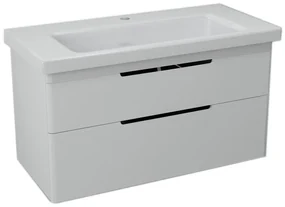 Sapho Sapho, ELLA umývadlová skrinka 95,7x50x42,8cm, biela (70100), EL100-3030