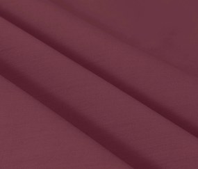 Posteľná bielizeň z perkálu, bordovočervená, štandardná veľkosť