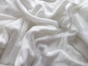 Sada mikroplyšových obliečok PURRSLEEP béžové + plachta mikroplyš SOFT 180x200 cm biela, dvojlôžko