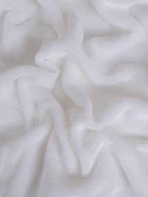 Obliečka na vankúšik mikroplyš Exclusive 50 × 70 cm - Laura biela