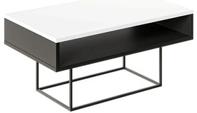 Konferenčný stolík Enna 100 biela lesklá