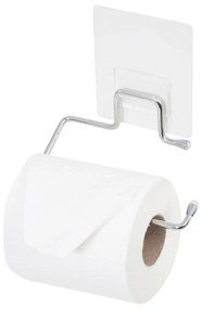 Samolepiaci držiak z pochrómovanej ocele na toaletný papier Compactor