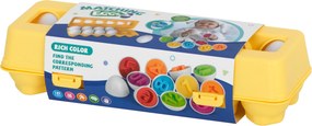 KIK Vzdelávacie puzzle v tvare vajíčok, 12 kusov