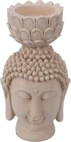 Dekoračná soška/svietnik Hlava Buddhy%