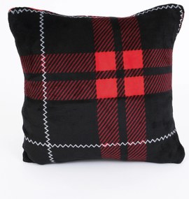 Obliečka na vankúšik mikroplyš Exclusive 40 × 40 cm - Scot červené