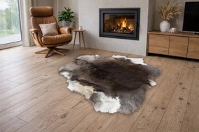 Koberec RENIFER POK014 hnedý / sivý