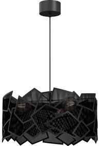 Luster na lanku CAMO 3xE27/15W/230V čierna