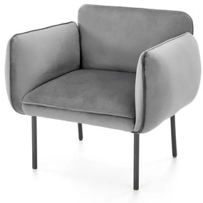 BRASIL leisure armchair grey/ black