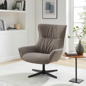 XXXLutz KRESLO, textil, taupe Livetastic - Online Only obývacie izby - 001769011502