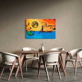 Obraz starovekej maľby (90x60 cm)