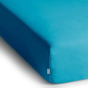 Modrá napínacia plachta jersey 90x200 cm Amber – Restilo