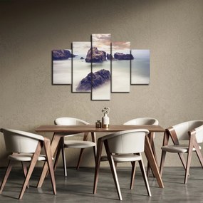 Obraz útesov v hmle (150x105 cm)
