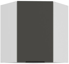 Kuchynská skrinka Aria-Gr/Wh Anti Fingerprint 60x60 Gn-72 1f (45°)