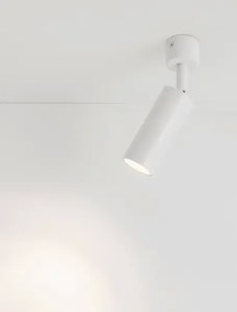 Dizajnové bodové svietidlo Mor B Biela
